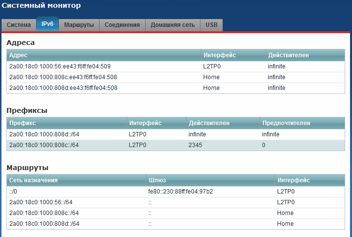 Ipv6 дом ру настройка