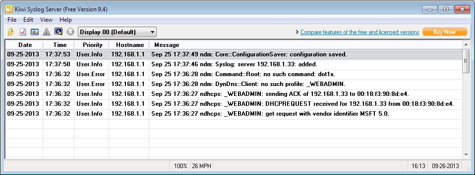 Настройка syslog сервера debian