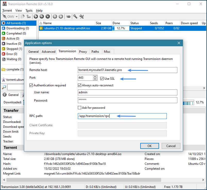 Safe bittorrent transmission client - campgera